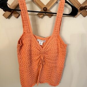 Sincerely Jules Vibrant Orange Knit Camisole